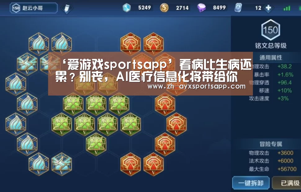 ‘爱游戏sportsapp’看病比生病还累?别丧,AI医疗信息化将带给你正能量!(图1) 爱游戏sportsapp